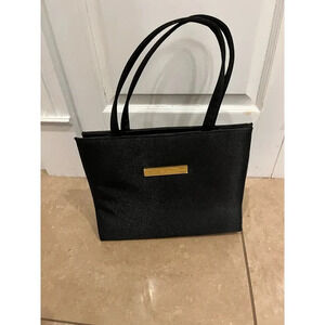 Giorgio Beverley Hills Black Top Handle Purse Y2K Classic Clueless Neutral Cute